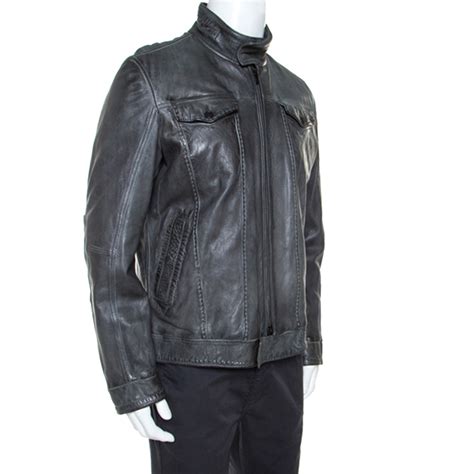 fendi black dark green leather jacket|Fendi jacket etsy.